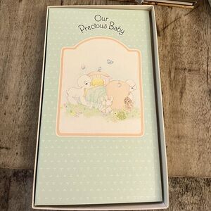 NEW in box vintage Precious moments "Our Precious Baby" photo album. New in box